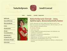 Tablet Screenshot of heilpraxis-conrad-jena.de